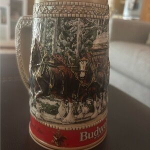 Vintage Mug | 1987 Budweiser "King of Beers" Beer Stein by Anheuser-Busch